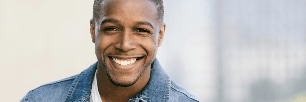 man after dental implants in Eagan, MN