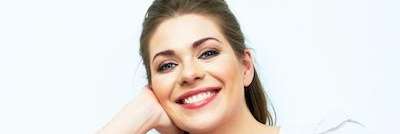 woman after emergency dental appointment in eagan mn